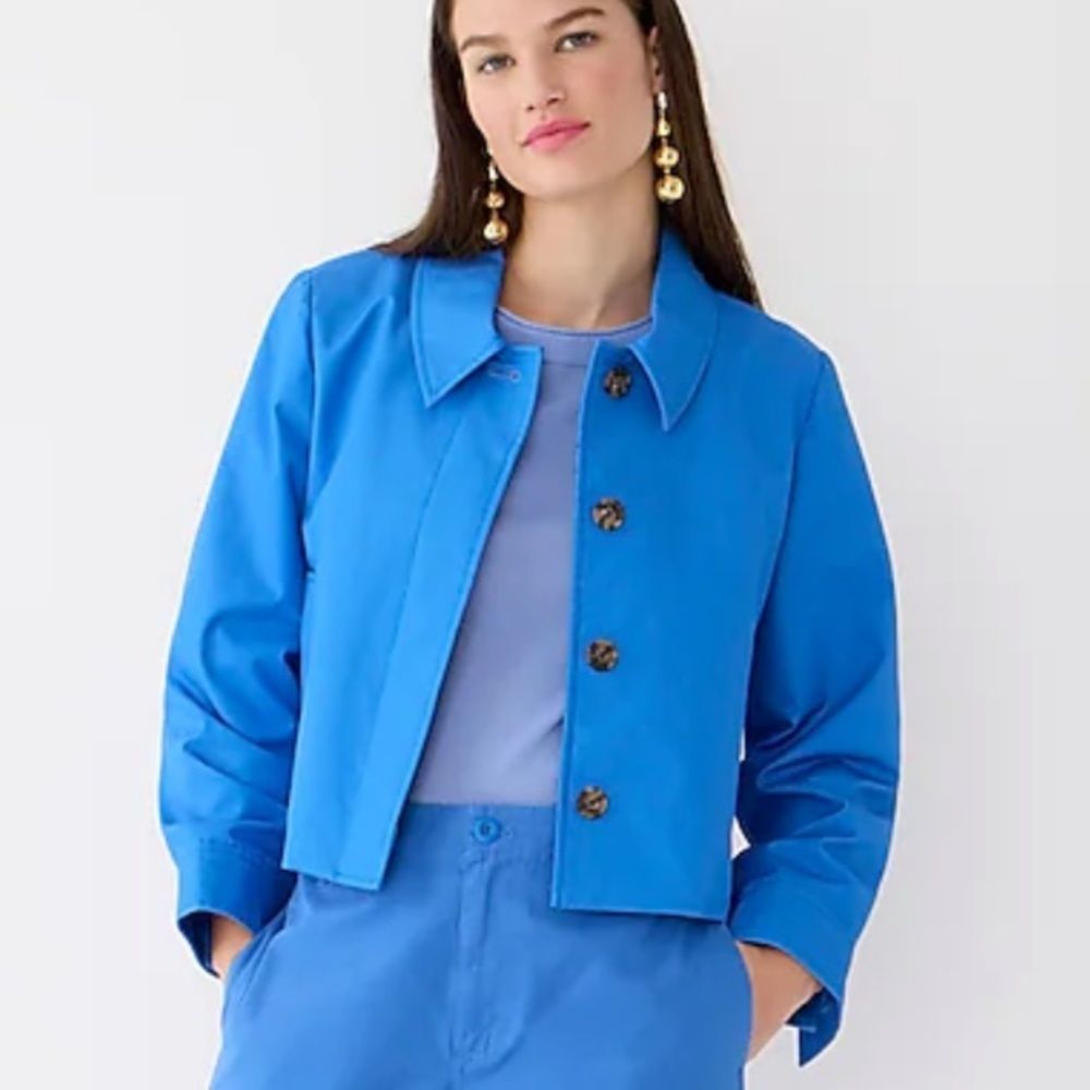 J crew cropped jacket